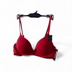 Tommy Hilfiger Bold Red Women's Bra